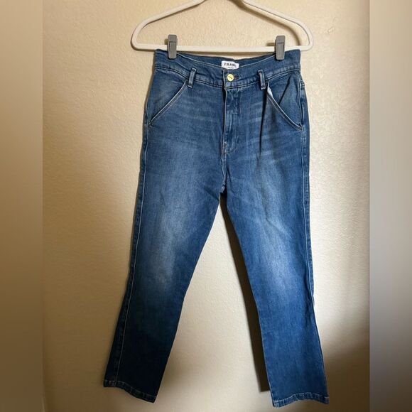 Frame Le Slender Straight Leg Jean in Thistle Sz 28 - Picture 4 of 12